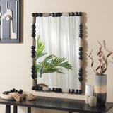 Safavieh Gabbhi Mirror Black / Grey Pine/Mdf 