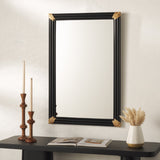 Safavieh Bindie Mirror Natural / Black Mdf