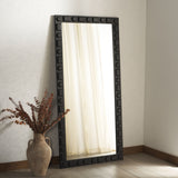 Safavieh Odette Mirror Black Mdf With Fir Veneer