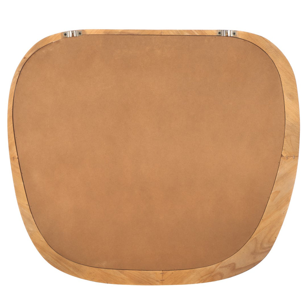 Safavieh Zita Mirror Walnut Pine Wood