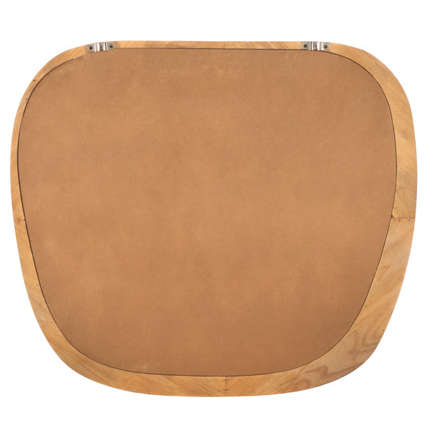 Safavieh Zita Mirror Walnut Pine Wood