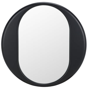 Safavieh Ollie, 29.84-inch Black Mirror – Sleek Mdf Design For Stylish Home Decor & Elegant Reflection Black 60% Mdf ,40% Mirror , Mrr9034a