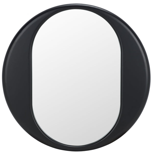 Safavieh Ollie, 29.84-inch Black Mirror – Sleek Mdf Design For Stylish Home Decor & Elegant Reflection Black 60% Mdf ,40% Mirror , Mrr9034a