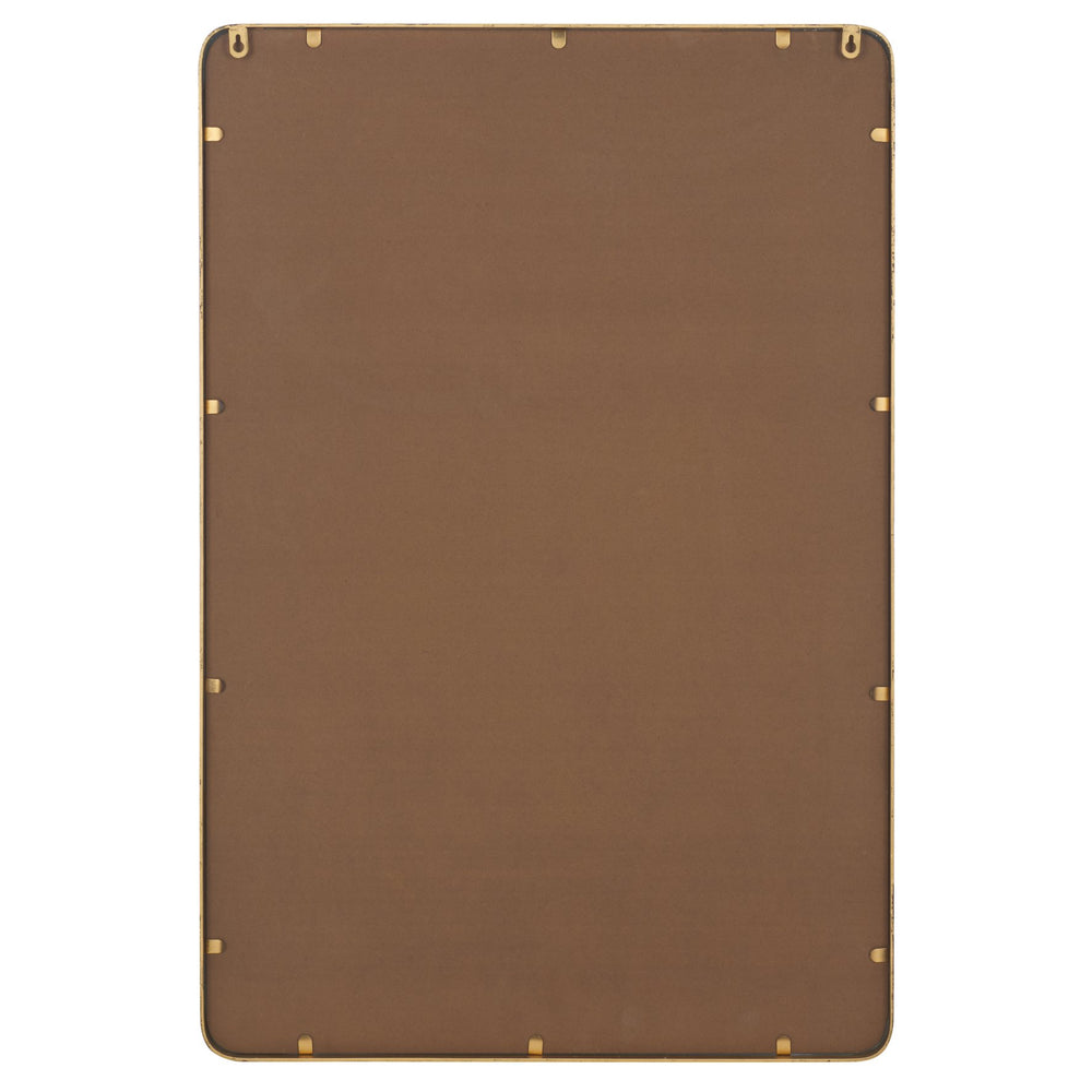 Safavieh Titlia, 24-inch Antique Brass Iron Mirror - Timeless Elegance For Any Room, Adds Classic Charm Antique Gold 35% Mirror ,35% Mdf,30% Iron Mrr9038a