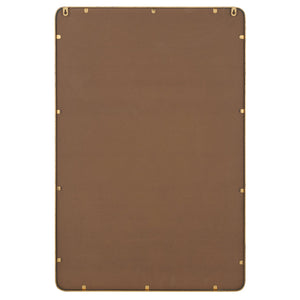 Safavieh Titlia, 24-inch Antique Brass Iron Mirror - Timeless Elegance For Any Room, Adds Classic Charm Antique Gold 35% Mirror ,35% Mdf,30% Iron Mrr9038a