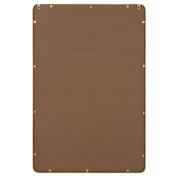 Safavieh Titlia, 24-inch Antique Brass Iron Mirror - Timeless Elegance For Any Room, Adds Classic Charm Antique Gold 35% Mirror ,35% Mdf,30% Iron Mrr9038a