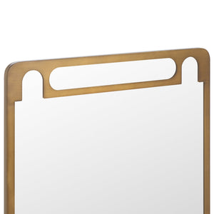 Safavieh Titlia, 24-inch Antique Brass Iron Mirror - Timeless Elegance For Any Room, Adds Classic Charm Antique Gold 35% Mirror ,35% Mdf,30% Iron Mrr9038a