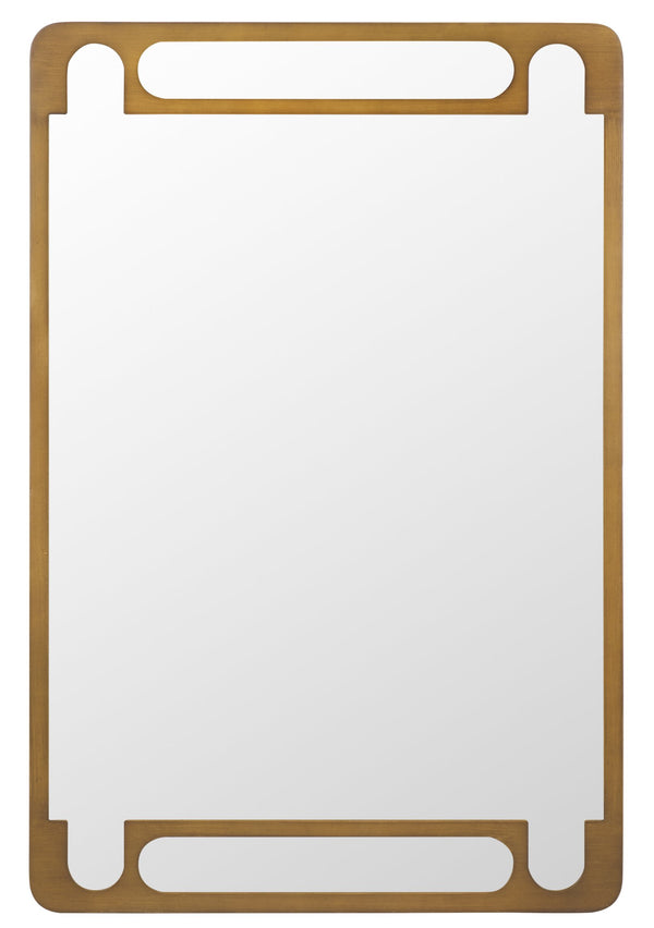 Safavieh Titlia, 24-inch Antique Brass Iron Mirror - Timeless Elegance For Any Room, Adds Classic Charm Antique Gold 35% Mirror ,35% Mdf,30% Iron Mrr9038a