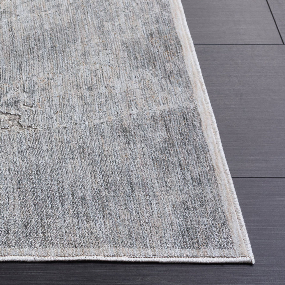 Safavieh Marvel Low-Profile Grey Ivory Area Rug — Modern Minimalist Flatweave, Durable Belgian Power-Loomed Design 5'-3" x 7'-6" MRV450F-5