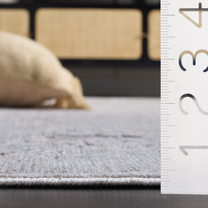 Safavieh Marvel Low-Profile Grey Ivory Area Rug — Modern Minimalist Flatweave, Durable Belgian Power-Loomed Design 5'-3" x 7'-6" MRV450F-5