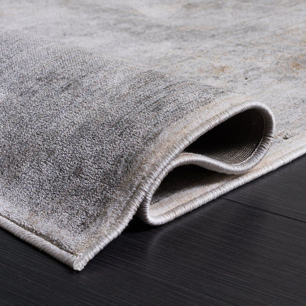 Safavieh Marvel Low-Profile Grey Ivory Area Rug — Modern Minimalist Flatweave, Durable Belgian Power-Loomed Design 5'-3" x 7'-6" MRV450F-5