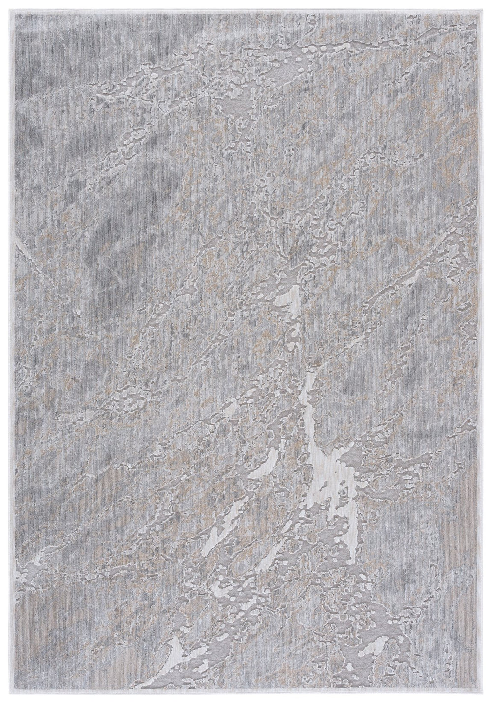 Safavieh Marvel Contemporary Grey Ivory Area Rug – Low-Profile, Slip-Resistant Backing, Durable Belgian Loomed Finish 8'-0" x 10'-0" MRV450F-8