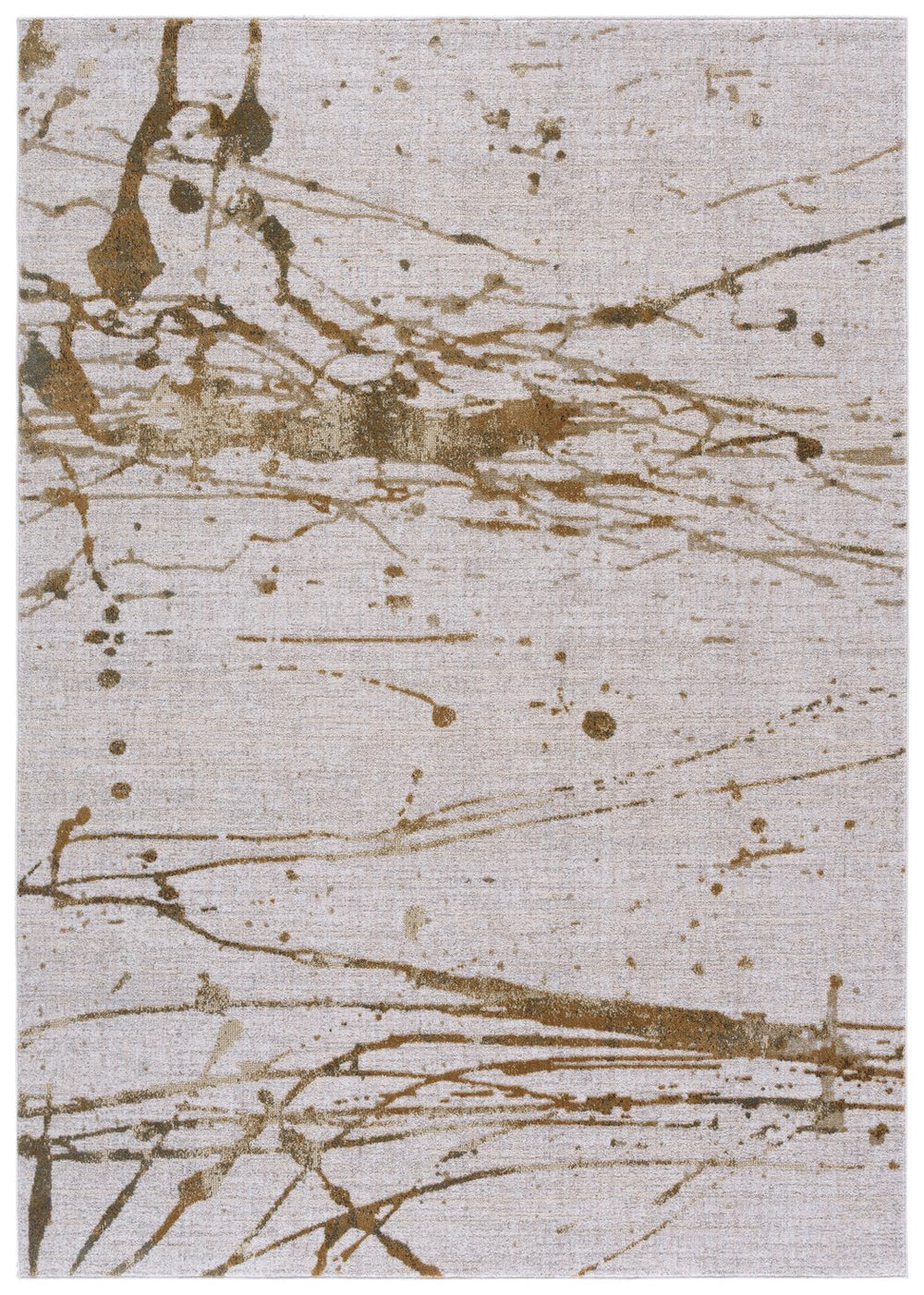 Safavieh Marvel Medium Rectangle Area Rug - Chic Grey & Beige Design For Modern Home Décor, 5'3" X 7'6" Grey ,Beige Polyester Mrv620f-5