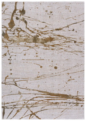 Safavieh Marvel Modern Area Rug – Stylish, Durable, Soft Polyester Design For A Chic Home Aesthetic Today! Grey ,Beige Polyester Mrv620f-7