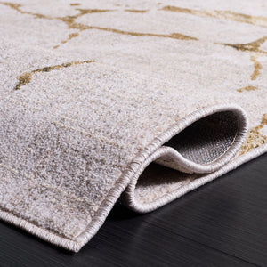Safavieh Marvel Belgian Beige Grey Area Rug – Low Pile, Slip-Resistant, Durable Power-Loomed Elegance For Home 6'-7" x 9'-6" MRV640B-7