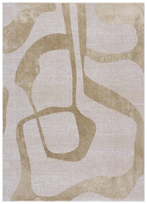 Safavieh Marvel 6'7" X 9'6" Beige/Grey Area Rug — Low-Profile 3/8" Pile, Belgium Power-Loomed, Slip-Resistant MRV650B-7
