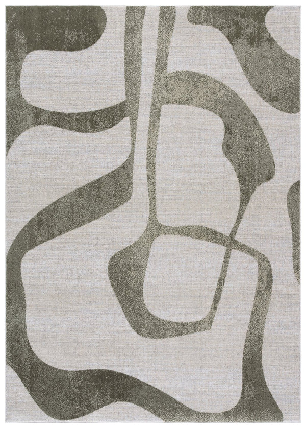 Safavieh Marvel Area Rug – Elegant Modern Design, Durable Polyester, Slip-resistant Backing For Your Home Olive ,Beige Polyester Mrv650x-5