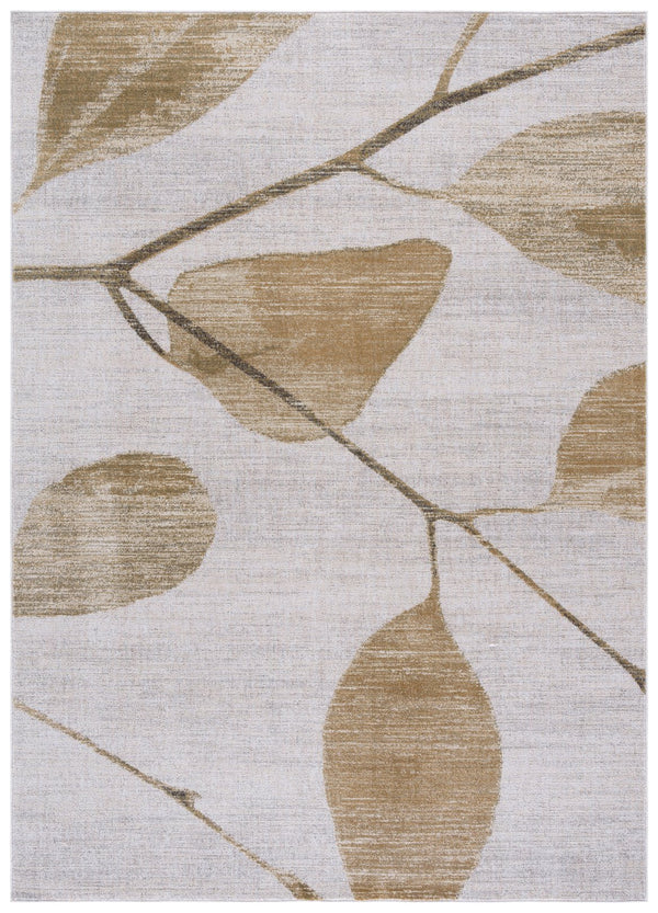 Safavieh Marvel Contemporary Beige Grey Area Rug – Low-Profile, Durable Power-Loomed Belgian Construction 6'-7" x 9'-6" MRV660B-7