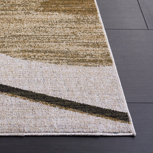Safavieh Marvel Olive Beige Area Rug — Belgian-Made Low-Profile, Slip-Resistant Rug With Subtle Texture For Modern Spaces 6'-7" x 9'-6" MRV660X-7