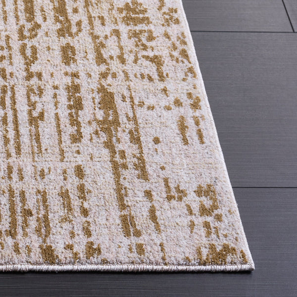 Safavieh Marvel Low-Profile Beige & Grey Area Rug 6'7"X9'6" — Belgian Power-Loomed, Slip-Resistant, Modern MRV670B-7