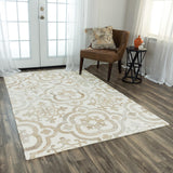 Rizzy Matrix MRX101 Hand Tufted Transitional Wool/Recycled Poly Rug Brown 8'6" x 11'6"