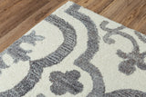 Rizzy Matrix MRX102 Hand Tufted Transitional Wool/Recycled Poly Rug Gray 8'6" x 11'6"