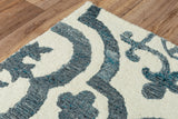 Rizzy Matrix MRX103 Hand Tufted Transitional Wool/Recycled Poly Rug Blue 8'6" x 11'6"