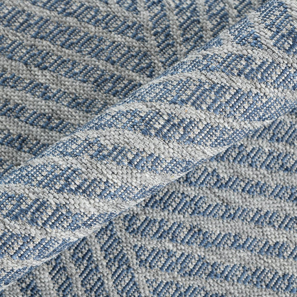 Amer Rugs Maryland Modern Geometric Indoor-outdoor Runner Rug For Living Room, Deck, Patio, Or Porch Makeover Blue Polypropylene Mry10203