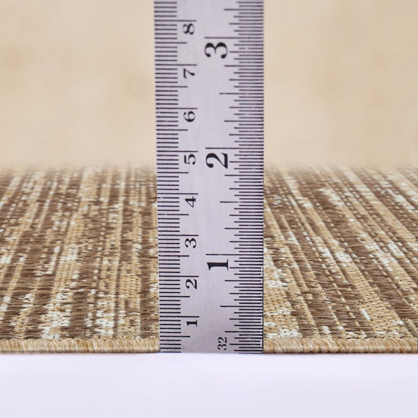 Amer Rugs Maryland Modern Striped Indoor-outdoor Rug - Durable, Easy-care Design For Stylish Spaces Brown Polypropylene Mry100406