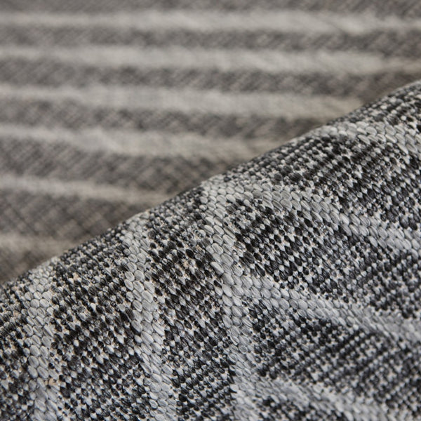 Amer Rugs Maryland Modern Geometric Indoor-outdoor Runner Rug For Living Room, Deck, Patio, Or Porch Makeover Fossil Gray Polypropylene Mry20406