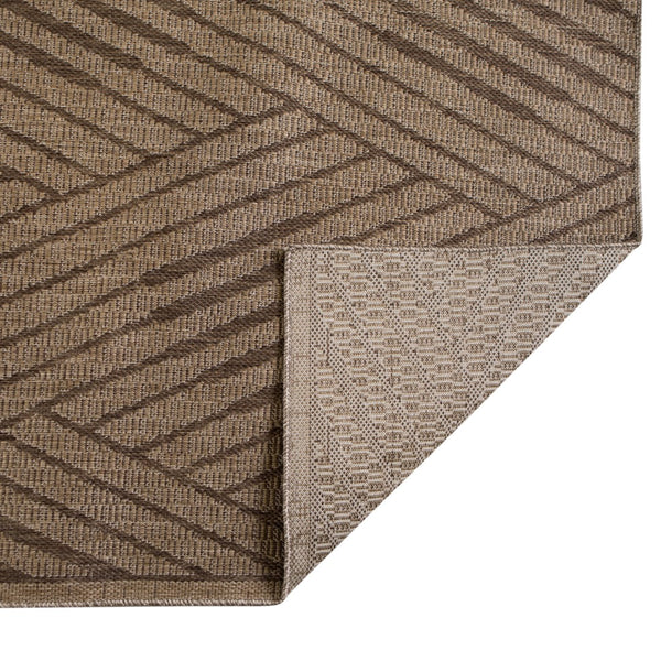 AMER Rugs Maryland Abbel MRY-3 Indoor-Outdoor Machine Made Polypropylene Modern & Contemporary Geometric Rug Beige 6'6" x 9'10"