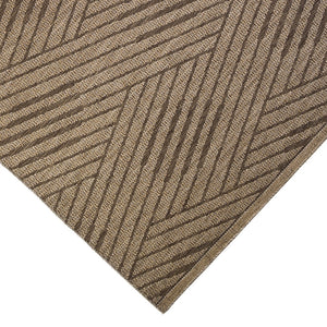 AMER Rugs Maryland Abbel MRY-3 Indoor-Outdoor Machine Made Polypropylene Modern & Contemporary Geometric Rug Beige 6'6" x 9'10"