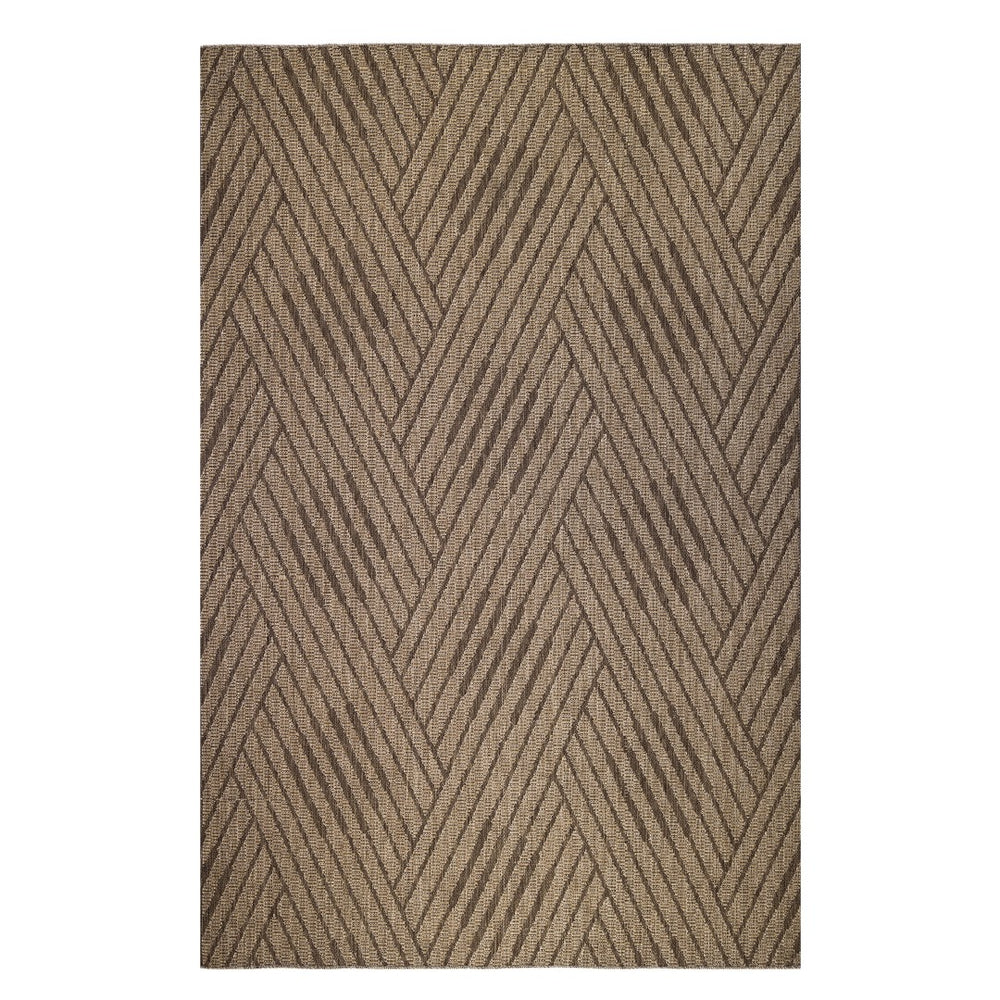 AMER Rugs Maryland Abbel MRY-3 Indoor-Outdoor Machine Made Polypropylene Modern & Contemporary Geometric Rug Beige 6'6" x 9'10"