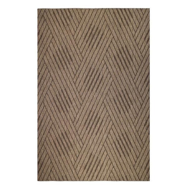 AMER Rugs Maryland Abbel MRY-3 Indoor-Outdoor Machine Made Polypropylene Modern & Contemporary Geometric Rug Beige 6'6" x 9'10"