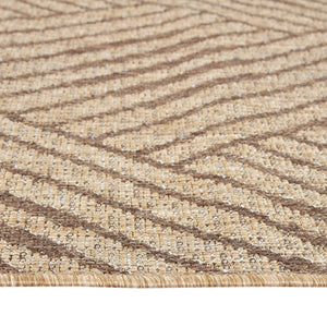 Amer Rugs Maryland Modern Geometric Indoor-outdoor Runner Rug For Living Room, Deck, Patio, Or Porch Makeover Beige Polypropylene Mry30406