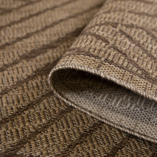 AMER Rugs Maryland Abbel MRY-3 Indoor-Outdoor Machine Made Polypropylene Modern & Contemporary Geometric Rug Beige 6'6" x 9'10"