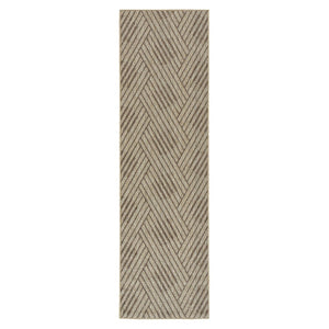 Amer Rugs Maryland Modern Geometric Indoor-outdoor Runner Rug For Living Room, Deck, Patio, Or Porch Makeover Beige Polypropylene Mry32408