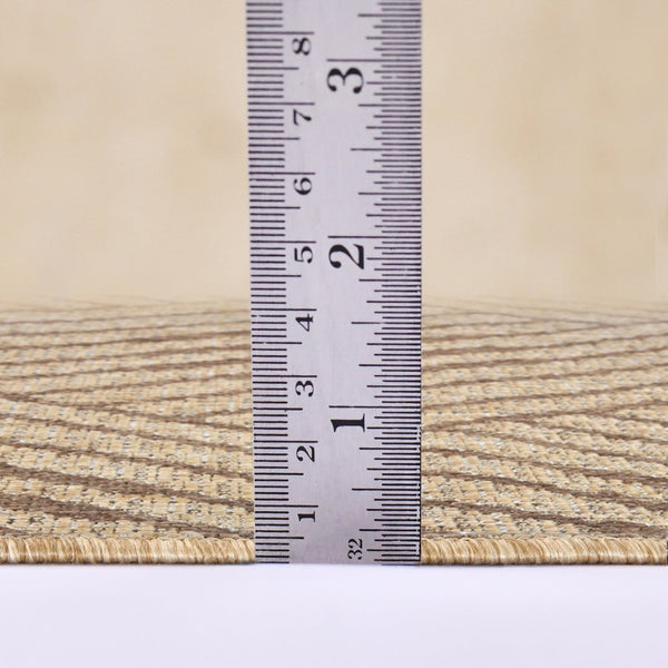 Amer Rugs Maryland Modern Geometric Indoor-outdoor Runner Rug For Living Room, Deck, Patio, Or Porch Makeover Beige Polypropylene Mry30406