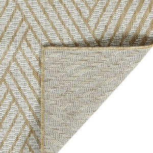 Amer Rugs Maryland Modern Geometric Indoor-outdoor Runner Rug For Living Room, Deck, Patio, Or Porch Makeover Champagne Polypropylene Mry40203