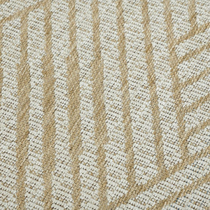 Amer Rugs Maryland Modern Geometric Indoor-outdoor Runner Rug For Living Room, Deck, Patio, Or Porch Makeover Champagne Polypropylene Mry40203