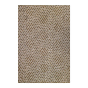AMER Rugs Maryland Abbel MRY-4 Indoor-Outdoor Machine Made Polypropylene Modern & Contemporary Geometric Rug Champagne 6'6" x 9'10"