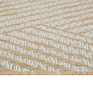 Amer Rugs Maryland Modern Geometric Indoor-outdoor Runner Rug For Living Room, Deck, Patio, Or Porch Makeover Champagne Polypropylene Mry40203