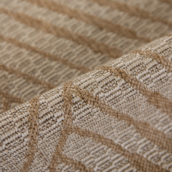 AMER Rugs Maryland Abbel MRY-4 Indoor-Outdoor Machine Made Polypropylene Modern & Contemporary Geometric Rug Champagne 6'6" x 9'10"