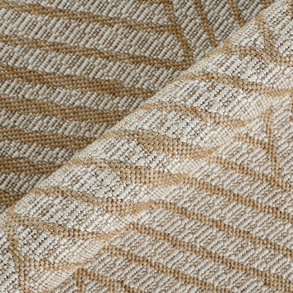 Amer Rugs Maryland Modern Geometric Indoor-outdoor Runner Rug For Living Room, Deck, Patio, Or Porch Makeover Champagne Polypropylene Mry40203