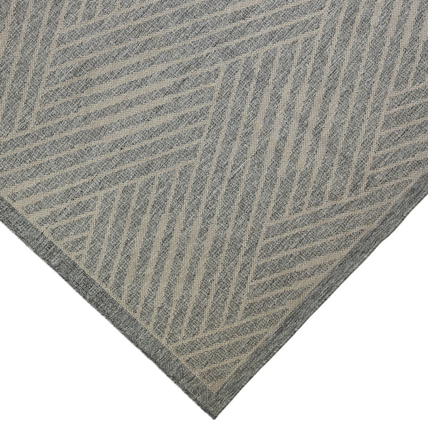AMER Rugs Maryland Abbel MRY-5 Indoor-Outdoor Machine Made Polypropylene Modern & Contemporary Geometric Rug Cream 6'6" x 9'10"