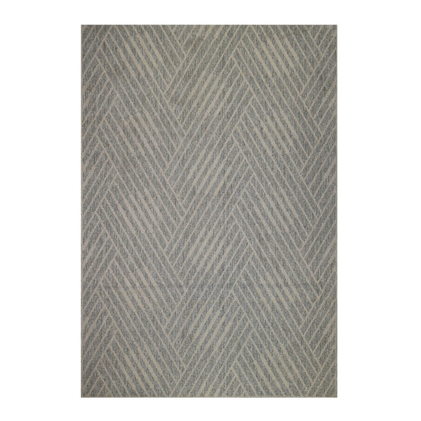 AMER Rugs Maryland Abbel MRY-5 Indoor-Outdoor Machine Made Polypropylene Modern & Contemporary Geometric Rug Cream 6'6" x 9'10"