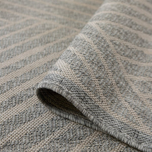 AMER Rugs Maryland Abbel MRY-5 Indoor-Outdoor Machine Made Polypropylene Modern & Contemporary Geometric Rug Cream 6'6" x 9'10"