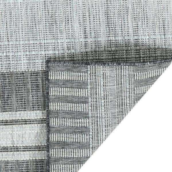 Amer Rugs Maryland Modern Striped Indoor-outdoor Rug - Durable, Easy-care Design For Stylish Spaces Silver,Taupe Gray Polypropylene Mry72408