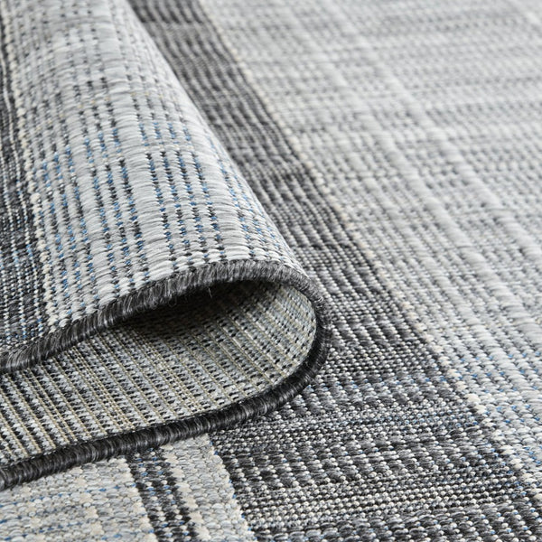 Amer Rugs Maryland Modern Striped Indoor-outdoor Rug - Durable, Easy-care Design For Stylish Spaces Silver,Taupe Gray Polypropylene Mry72408