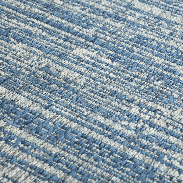Amer Rugs Maryland Modern Striped Indoor-outdoor Rug - Durable, Easy-care Design For Stylish Spaces Blue Polypropylene Mry82408